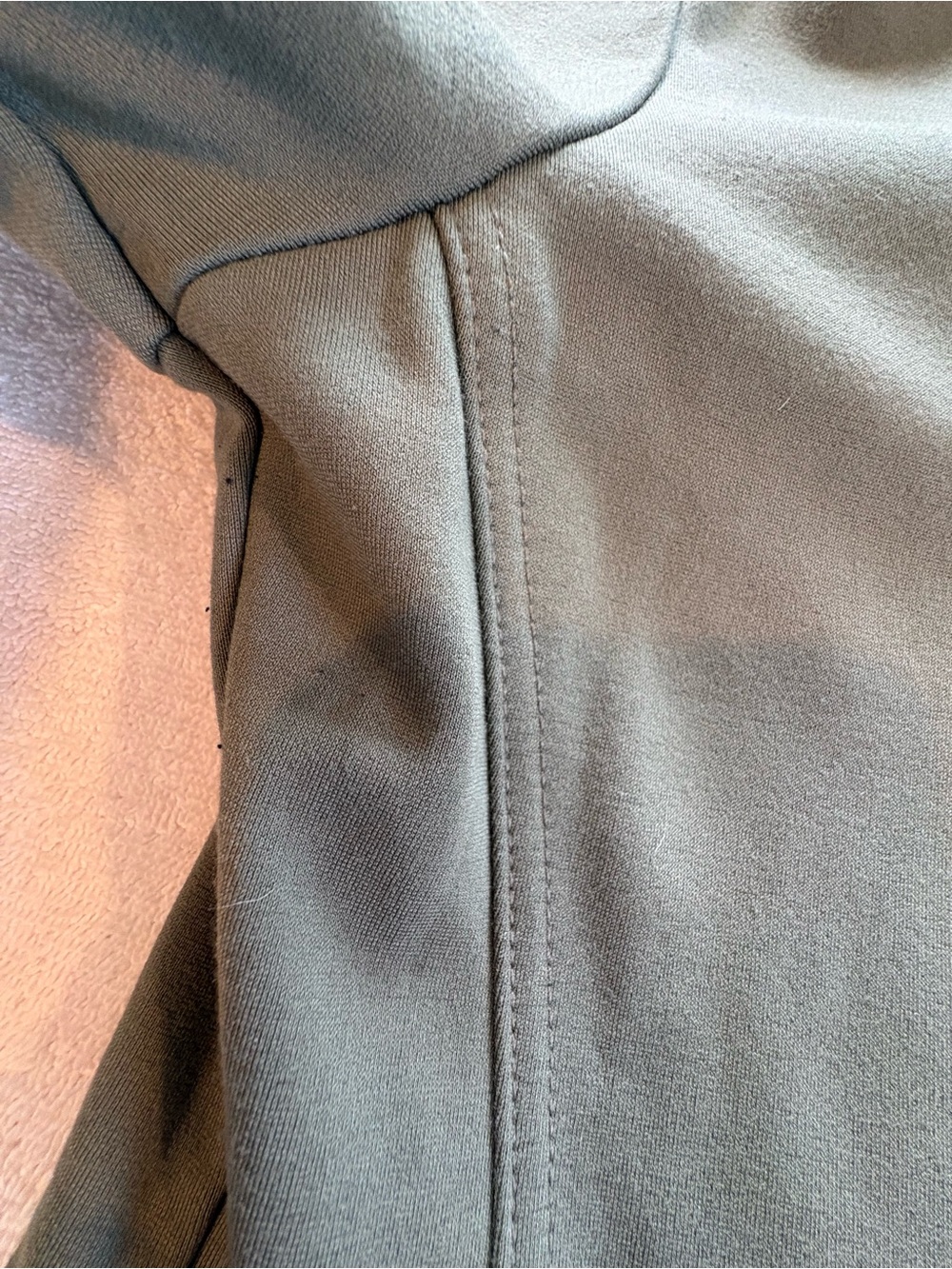 Jaanuu Olive Scrub Set S Top XS Pants Knit Twill - Picture 14 of 16
